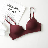 Seamless Bras for Women Push Up Bras No Wire Brassiere A B Cup Underwear Sexy Bra Three Quarters(3/4 Cup) Women lingerie - ENSEIGNE DENIS