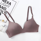Seamless Bras for Women Push Up Bras No Wire Brassiere A B Cup Underwear Sexy Bra Three Quarters(3/4 Cup) Women lingerie - ENSEIGNE DENIS