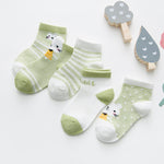 5Pairs/lot 0-2Y Infant Baby Socks Baby Socks for Girls Cotton Mesh Cute Newborn Boy Toddler Socks Baby Clothes Accessories - ENSEIGNE DENIS