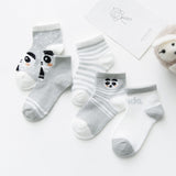 5Pairs/lot 0-2Y Infant Baby Socks Baby Socks for Girls Cotton Mesh Cute Newborn Boy Toddler Socks Baby Clothes Accessories - ENSEIGNE DENIS