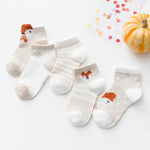 5Pairs/lot 0-2Y Infant Baby Socks Baby Socks for Girls Cotton Mesh Cute Newborn Boy Toddler Socks Baby Clothes Accessories - ENSEIGNE DENIS