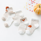 5Pairs/lot 0-2Y Infant Baby Socks Baby Socks for Girls Cotton Mesh Cute Newborn Boy Toddler Socks Baby Clothes Accessories - ENSEIGNE DENIS