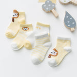 5Pairs/lot 0-2Y Infant Baby Socks Baby Socks for Girls Cotton Mesh Cute Newborn Boy Toddler Socks Baby Clothes Accessories - ENSEIGNE DENIS