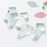 5Pairs/lot 0-2Y Infant Baby Socks Baby Socks for Girls Cotton Mesh Cute Newborn Boy Toddler Socks Baby Clothes Accessories - ENSEIGNE DENIS
