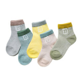 5Pairs/lot 0-2Y Infant Baby Socks Baby Socks for Girls Cotton Mesh Cute Newborn Boy Toddler Socks Baby Clothes Accessories - ENSEIGNE DENIS