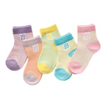 5Pairs/lot 0-2Y Infant Baby Socks Baby Socks for Girls Cotton Mesh Cute Newborn Boy Toddler Socks Baby Clothes Accessories - ENSEIGNE DENIS