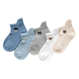 5Pairs/lot 0-2Y Infant Baby Socks Baby Socks for Girls Cotton Mesh Cute Newborn Boy Toddler Socks Baby Clothes Accessories - ENSEIGNE DENIS