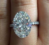 925 Sterling silver fashion Female Ring 3ct AAAAA cz Promise Wedding Band Rings for Women Bridal Finger Party Jewelry Gift - ENSEIGNE DENIS