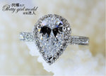 925 Sterling silver fashion Female Ring 3ct AAAAA cz Promise Wedding Band Rings for Women Bridal Finger Party Jewelry Gift - ENSEIGNE DENIS