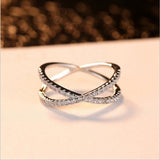 925 Sterling silver fashion Female Ring 3ct AAAAA cz Promise Wedding Band Rings for Women Bridal Finger Party Jewelry Gift - ENSEIGNE DENIS