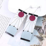 Anime Acrylic Drop Earrings Demon Slayer Kimetsu no Yaiba Blade of Ghost Earings For Women Men Cosplay Jewelry Accessories Gift - ENSEIGNE DENIS