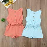 Summer Baby Girl Clothes Sleeveless Home Dress Kids Gift Sweet