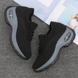 Platform Sneakers Women Flats 2020 Breathable Casual Shoes Flats 6 Colors Wedges Sneakers for Women Mesh Sock Zapatos De Mujer - ENSEIGNE DENIS