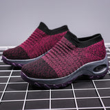 Platform Sneakers Women Flats 2020 Breathable Casual Shoes Flats 6 Colors Wedges Sneakers for Women Mesh Sock Zapatos De Mujer - ENSEIGNE DENIS