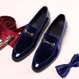 New Men Dress Shoes Shadow Patent Leather Luxury Fashion Groom Wedding Shoes Men Luxury italian style Oxford Shoes Big Size 48 - ENSEIGNE DENIS