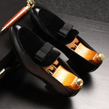 New Men Dress Shoes Shadow Patent Leather Luxury Fashion Groom Wedding Shoes Men Luxury italian style Oxford Shoes Big Size 48 - ENSEIGNE DENIS