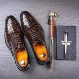 New Men Dress Shoes Shadow Patent Leather Luxury Fashion Groom Wedding Shoes Men Luxury italian style Oxford Shoes Big Size 48 - ENSEIGNE DENIS