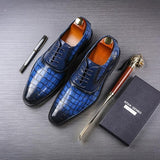 New Men Dress Shoes Shadow Patent Leather Luxury Fashion Groom Wedding Shoes Men Luxury italian style Oxford Shoes Big Size 48 - ENSEIGNE DENIS
