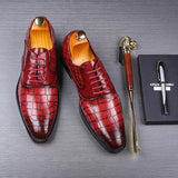 New Men Dress Shoes Shadow Patent Leather Luxury Fashion Groom Wedding Shoes Men Luxury italian style Oxford Shoes Big Size 48 - ENSEIGNE DENIS