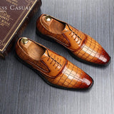 New Men Dress Shoes Shadow Patent Leather Luxury Fashion Groom Wedding Shoes Men Luxury italian style Oxford Shoes Big Size 48 - ENSEIGNE DENIS