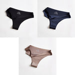 Panties Woman Underwear Sexy Seamless Sports Female T-back G-string Thongs For Woman Underwear Ice Silk Seamless Female Panties - ENSEIGNE DENIS