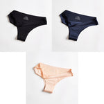 Panties Woman Underwear Sexy Seamless Sports Female T-back G-string Thongs For Woman Underwear Ice Silk Seamless Female Panties - ENSEIGNE DENIS