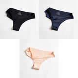 Panties Woman Underwear Sexy Seamless Sports Female T-back G-string Thongs For Woman Underwear Ice Silk Seamless Female Panties - ENSEIGNE DENIS