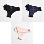 Panties Woman Underwear Sexy Seamless Sports Female T-back G-string Thongs For Woman Underwear Ice Silk Seamless Female Panties - ENSEIGNE DENIS