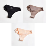 Panties Woman Underwear Sexy Seamless Sports Female T-back G-string Thongs For Woman Underwear Ice Silk Seamless Female Panties - ENSEIGNE DENIS