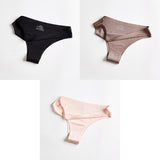 Panties Woman Underwear Sexy Seamless Sports Female T-back G-string Thongs For Woman Underwear Ice Silk Seamless Female Panties - ENSEIGNE DENIS