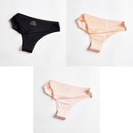 Panties Woman Underwear Sexy Seamless Sports Female T-back G-string Thongs For Woman Underwear Ice Silk Seamless Female Panties - ENSEIGNE DENIS