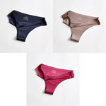 Panties Woman Underwear Sexy Seamless Sports Female T-back G-string Thongs For Woman Underwear Ice Silk Seamless Female Panties - ENSEIGNE DENIS