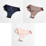 Panties Woman Underwear Sexy Seamless Sports Female T-back G-string Thongs For Woman Underwear Ice Silk Seamless Female Panties - ENSEIGNE DENIS