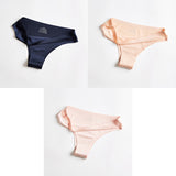 Panties Woman Underwear Sexy Seamless Sports Female T-back G-string Thongs For Woman Underwear Ice Silk Seamless Female Panties - ENSEIGNE DENIS