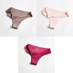 Panties Woman Underwear Sexy Seamless Sports Female T-back G-string Thongs For Woman Underwear Ice Silk Seamless Female Panties - ENSEIGNE DENIS