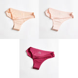 Panties Woman Underwear Sexy Seamless Sports Female T-back G-string Thongs For Woman Underwear Ice Silk Seamless Female Panties - ENSEIGNE DENIS