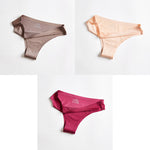 Panties Woman Underwear Sexy Seamless Sports Female T-back G-string Thongs For Woman Underwear Ice Silk Seamless Female Panties - ENSEIGNE DENIS