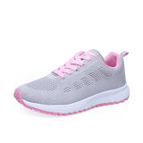 Breathable Mesh Flat Shoes For Women Fashion Casual Sneakers Trainers Ladies Flats Platform Shoes - ENSEIGNE DENIS