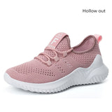 Breathable Mesh Flat Shoes For Women Fashion Casual Sneakers Trainers Ladies Flats Platform Shoes - ENSEIGNE DENIS