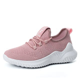 Breathable Mesh Flat Shoes For Women Fashion Casual Sneakers Trainers Ladies Flats Platform Shoes - ENSEIGNE DENIS