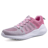 Breathable Mesh Flat Shoes For Women Fashion Casual Sneakers Trainers Ladies Flats Platform Shoes - ENSEIGNE DENIS