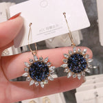 2020 New Long Crystal Tassel Gold Color Dangle Earrings for Women Wedding Drop Earing Fashion Jewelry Gifts - ENSEIGNE DENIS