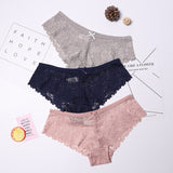 3 Pcs Panties for Woman Underwear Sexy Lace Breathable Soft Lingerie Female Briefs Panty Sexy Transparent Women's Underpants - ENSEIGNE DENIS