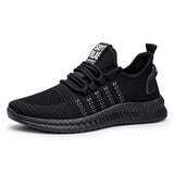 Fashion Sneakers Men Vulcanized Shoes Air Mesh Mens Trainers Lightweight Casual Shoes Men Black Footware Tenis Masculino - ENSEIGNE DENIS