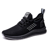 Fashion Sneakers Men Vulcanized Shoes Air Mesh Mens Trainers Lightweight Casual Shoes Men Black Footware Tenis Masculino - ENSEIGNE DENIS