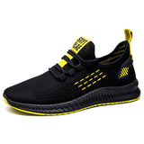 Fashion Sneakers Men Vulcanized Shoes Air Mesh Mens Trainers Lightweight Casual Shoes Men Black Footware Tenis Masculino - ENSEIGNE DENIS