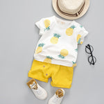 2020 fashion infant Suits Baby Clothing Set for Boys Girls Cute Summer Casual Clothes Set Giraffe Top+Shorts Kids Clothes - ENSEIGNE DENIS