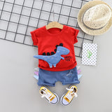 2020 fashion infant Suits Baby Clothing Set for Boys Girls Cute Summer Casual Clothes Set Giraffe Top+Shorts Kids Clothes - ENSEIGNE DENIS