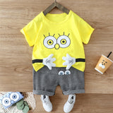 2020 fashion infant Suits Baby Clothing Set for Boys Girls Cute Summer Casual Clothes Set Giraffe Top+Shorts Kids Clothes - ENSEIGNE DENIS