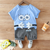 2020 fashion infant Suits Baby Clothing Set for Boys Girls Cute Summer Casual Clothes Set Giraffe Top+Shorts Kids Clothes - ENSEIGNE DENIS